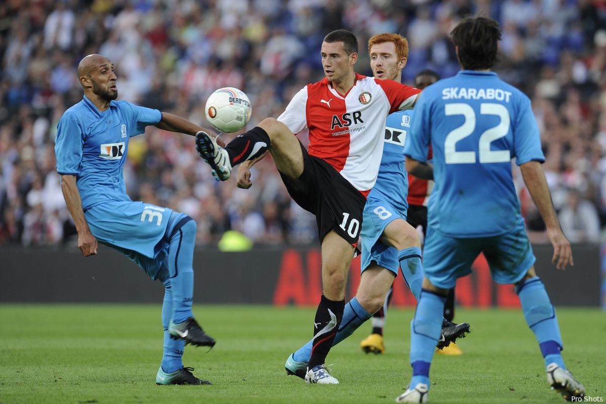 Bruins over Feyenoord-tijd: ''Ben niet altijd leuk behandeld''