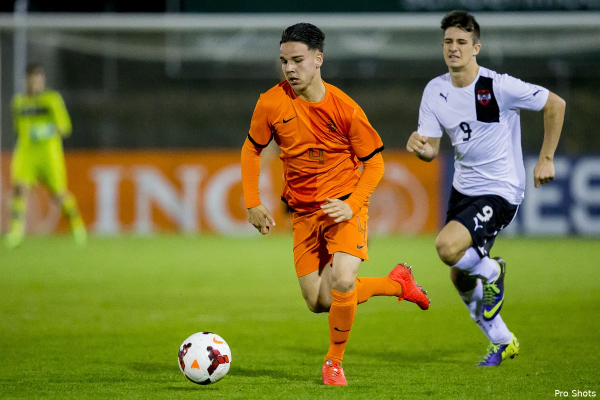 B1-talent Calvin Verdonk gaat profcontract ondertekenen