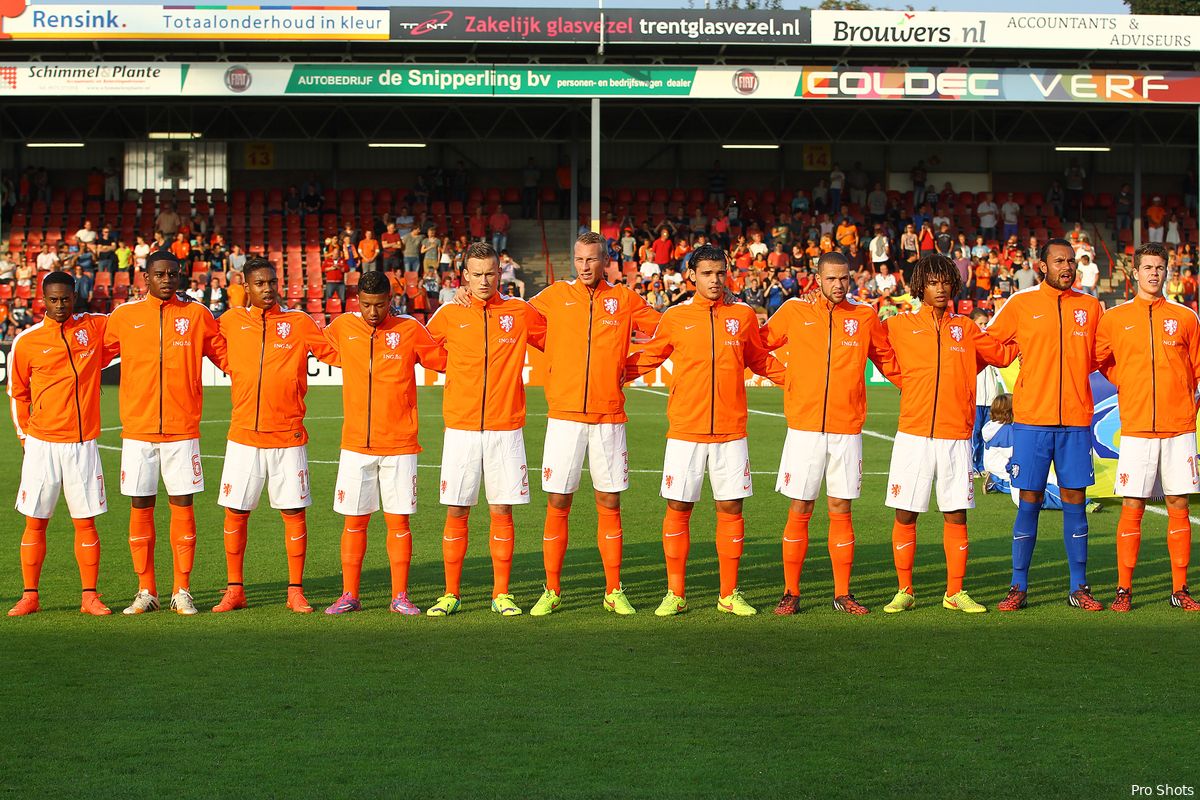 Zes Feyenoorders bij Jong Oranje