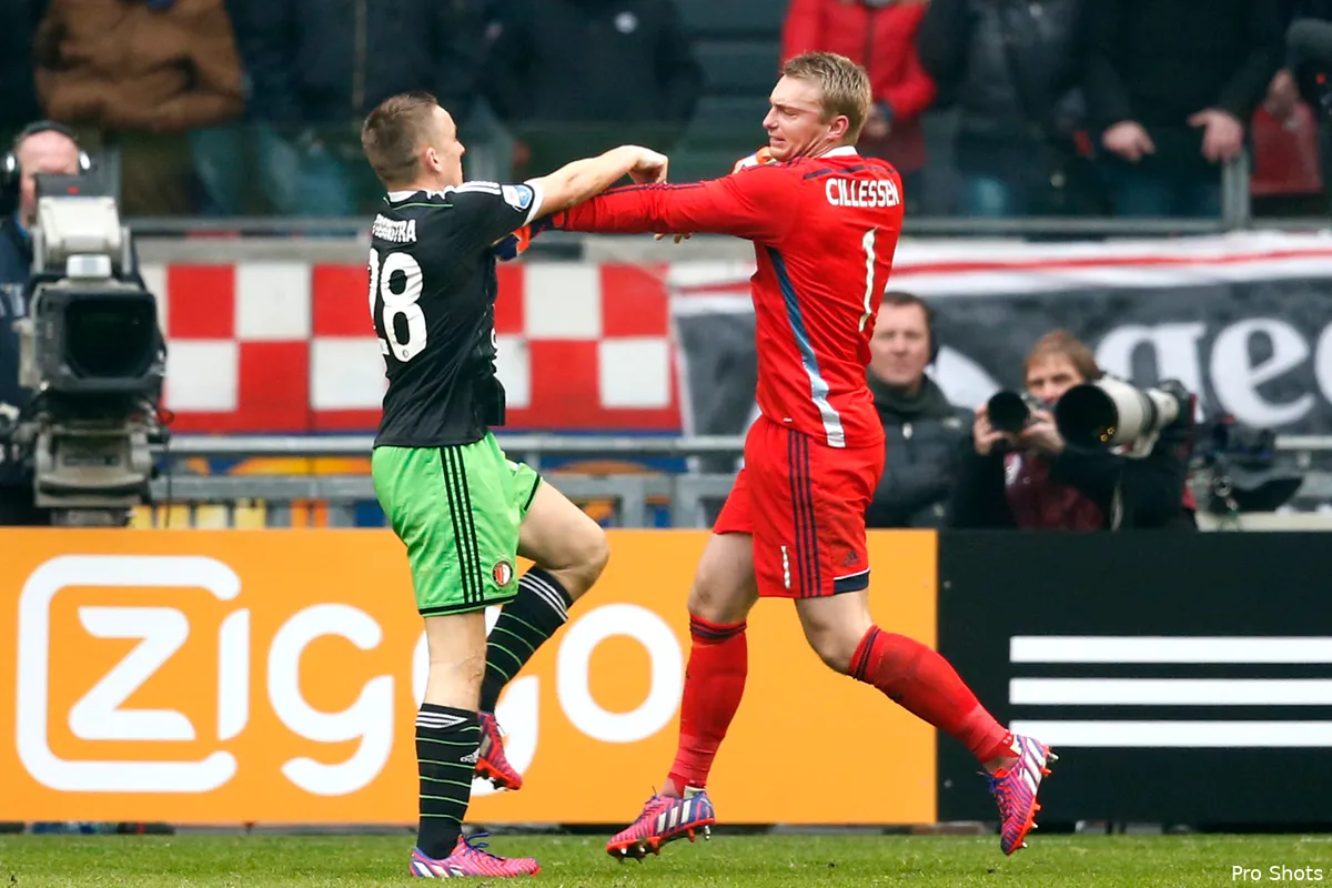Cillessen verstopt zich na ruzie met Kazim achter teamgenoten
