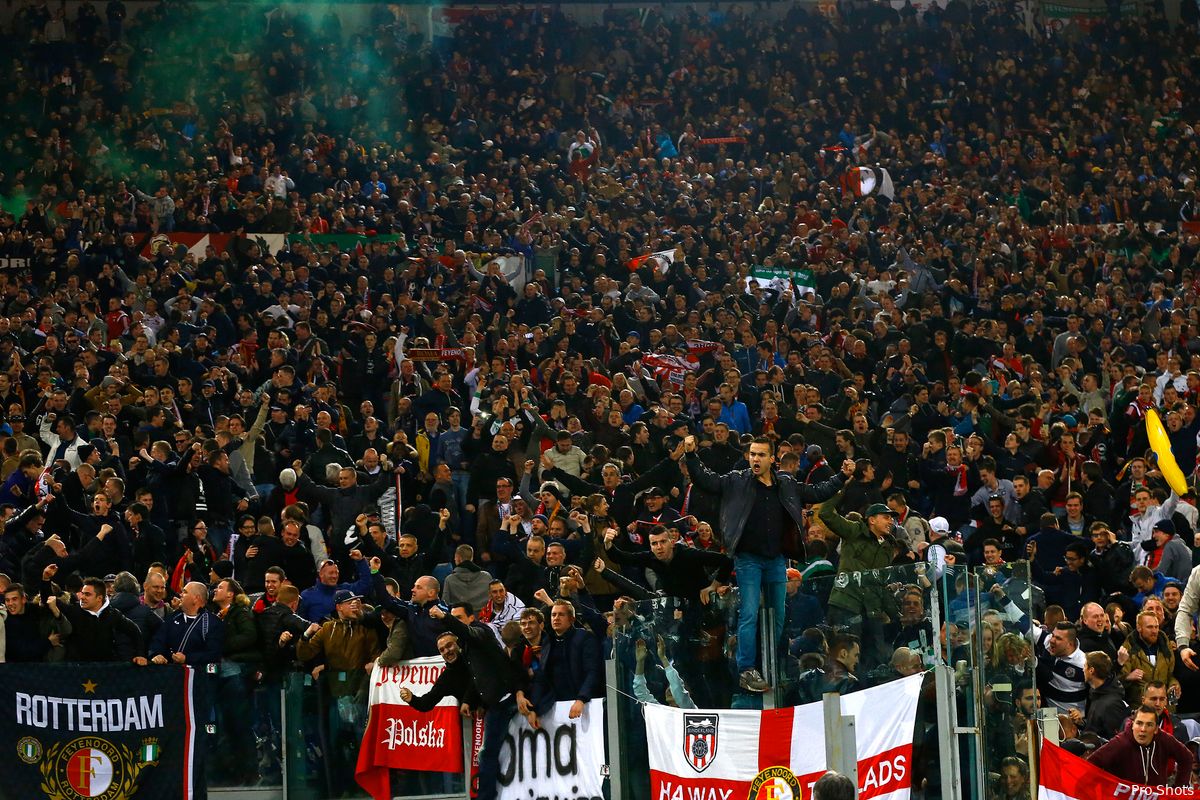 'Vier Feyenoord-supporters neergestoken in Rome'