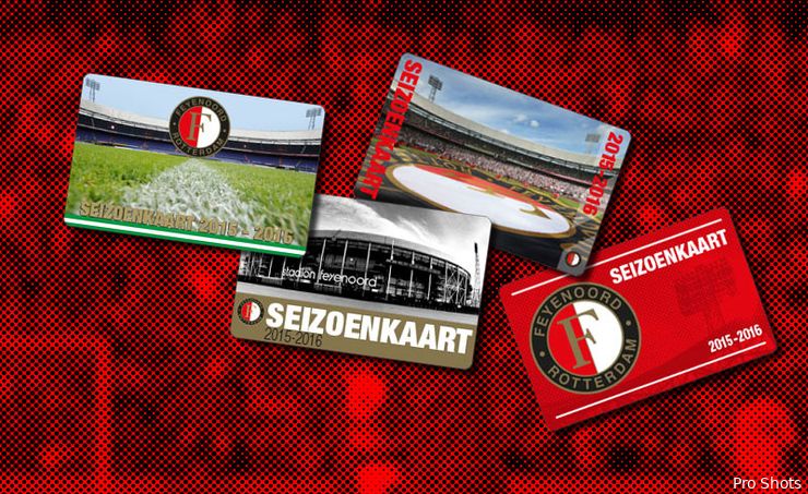 Feyenoord maakt prijzen nieuwe seizoenkaarten bekend