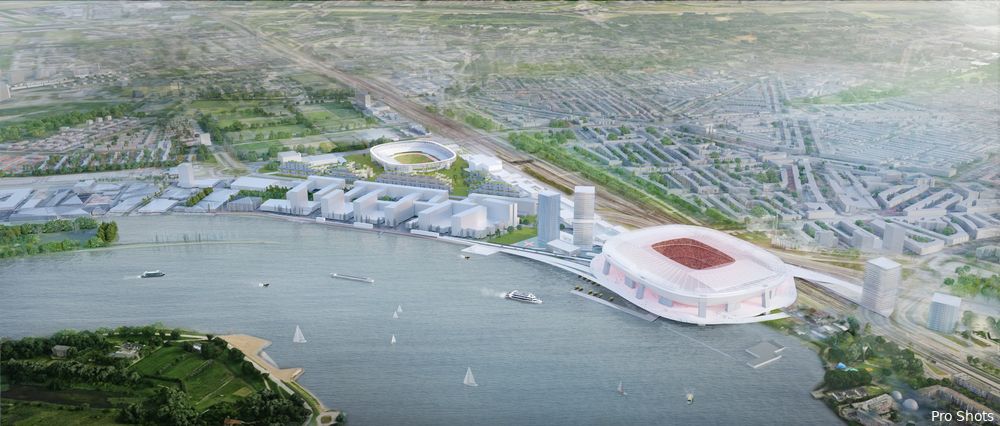 Telegraaf: KNVB schaart zich achter plannen Feyenoord City