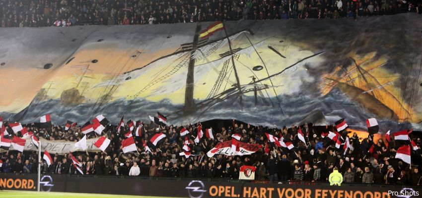 Geen sfeeractie tijdens Feyenoord - Manchester United