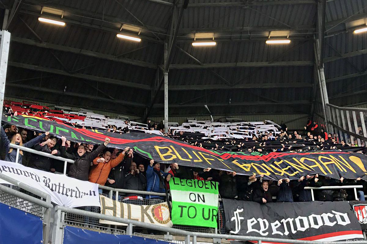Stormloop op kampioensshirt 'Ja, Feyenoord blijft bovenaan'