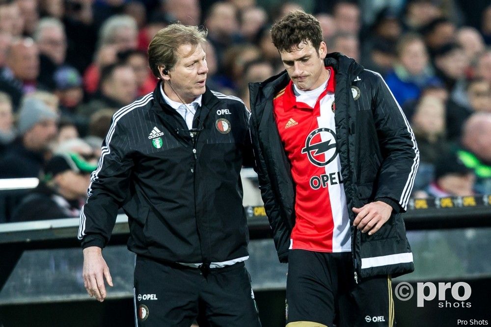 Botteghin dit jaar niet meer in actie voor Feyenoord