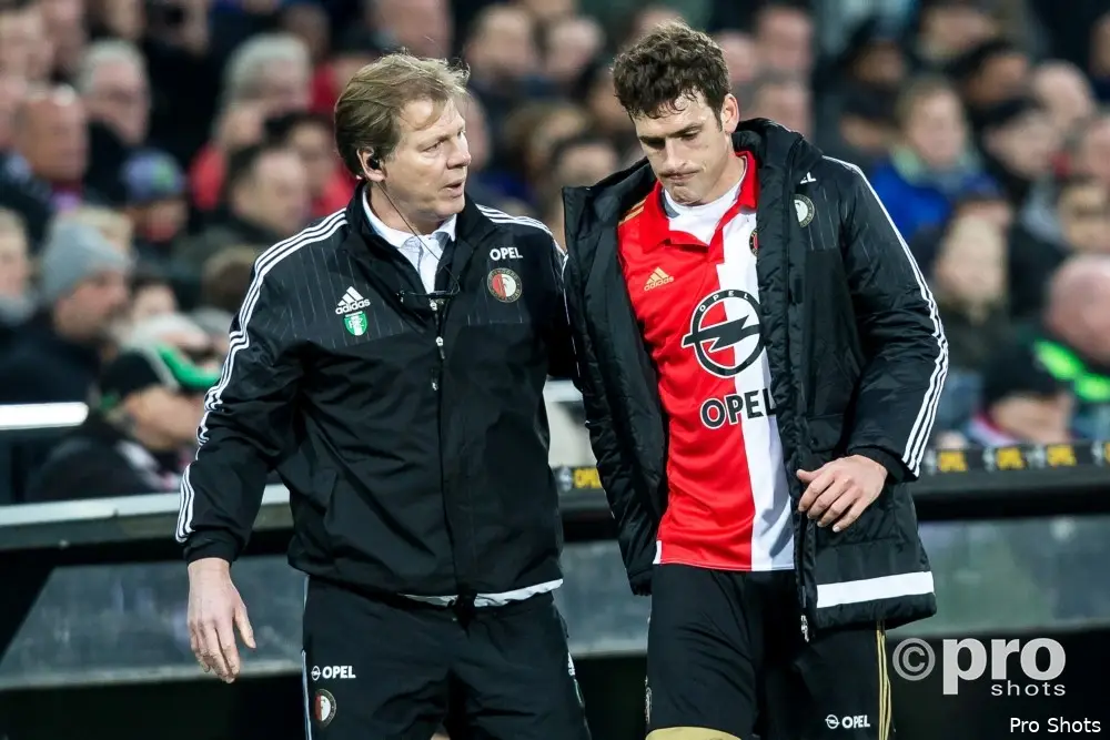 Botteghin dit jaar niet meer in actie voor Feyenoord