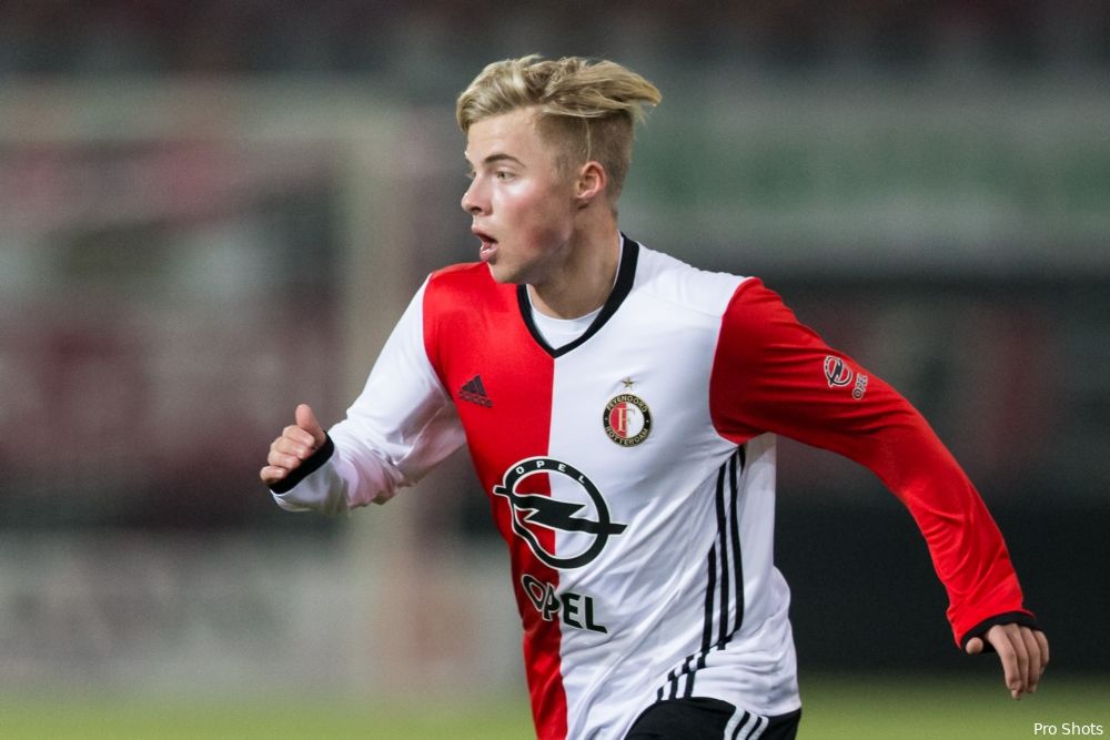 Emil Hansson maakt officieel debuut voor Feyenoord