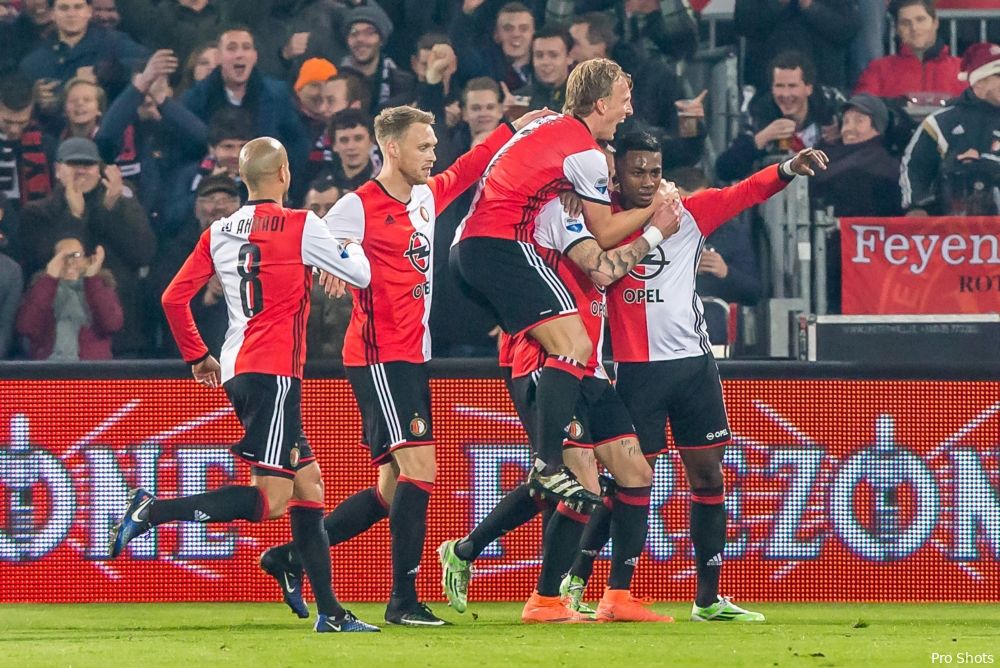 Eredivisie: Feyenoord loopt uit op Ajax en PSV