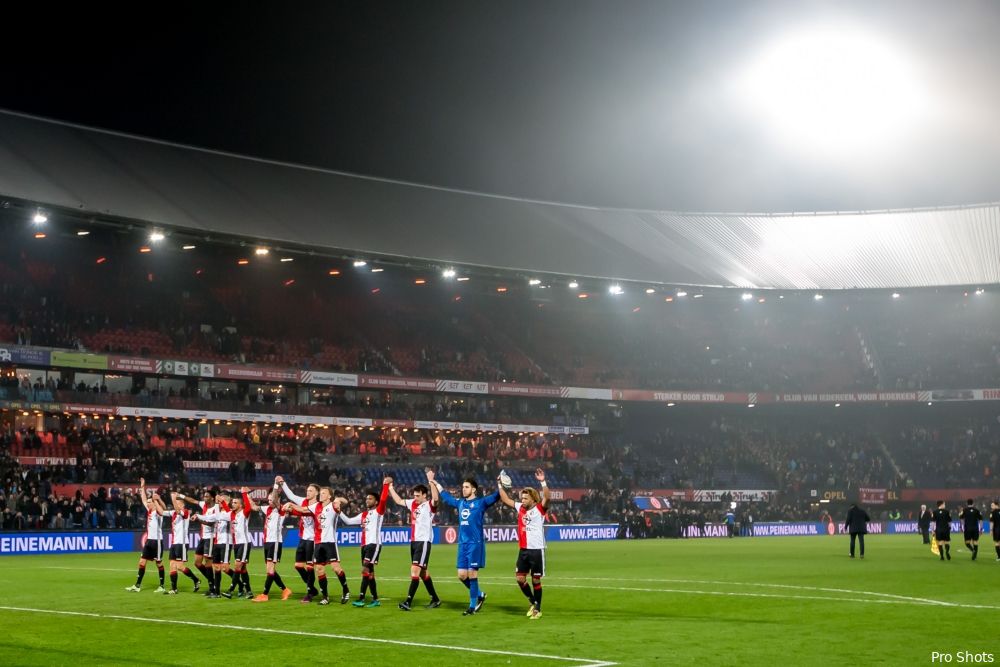 Eerste seizoenshelft Feyenoord in cijfers