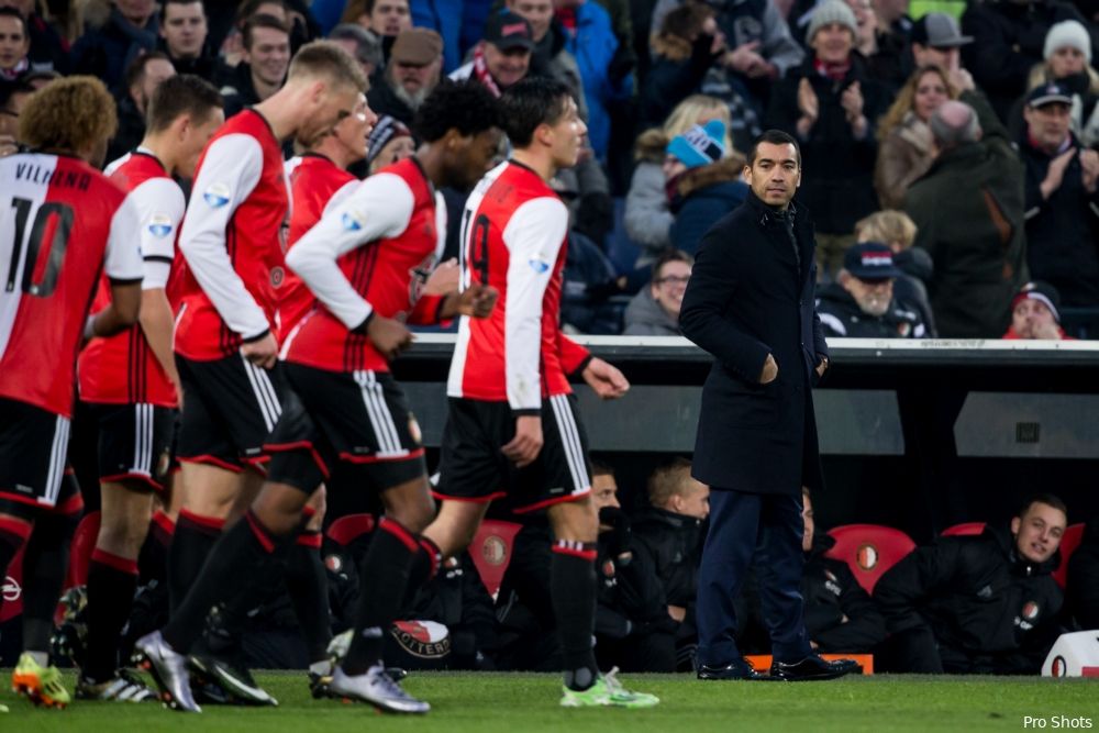 Feyenoord in competitieverband jaar ongeslagen in De Kuip