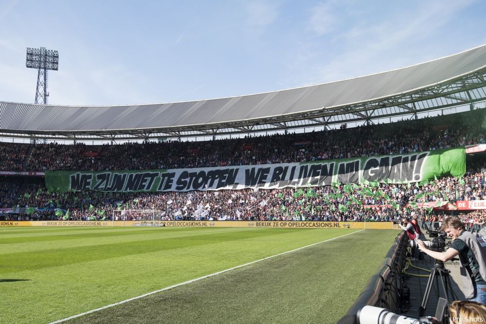 Feyenoord ziet af van groot scherm tijdens Klassieker