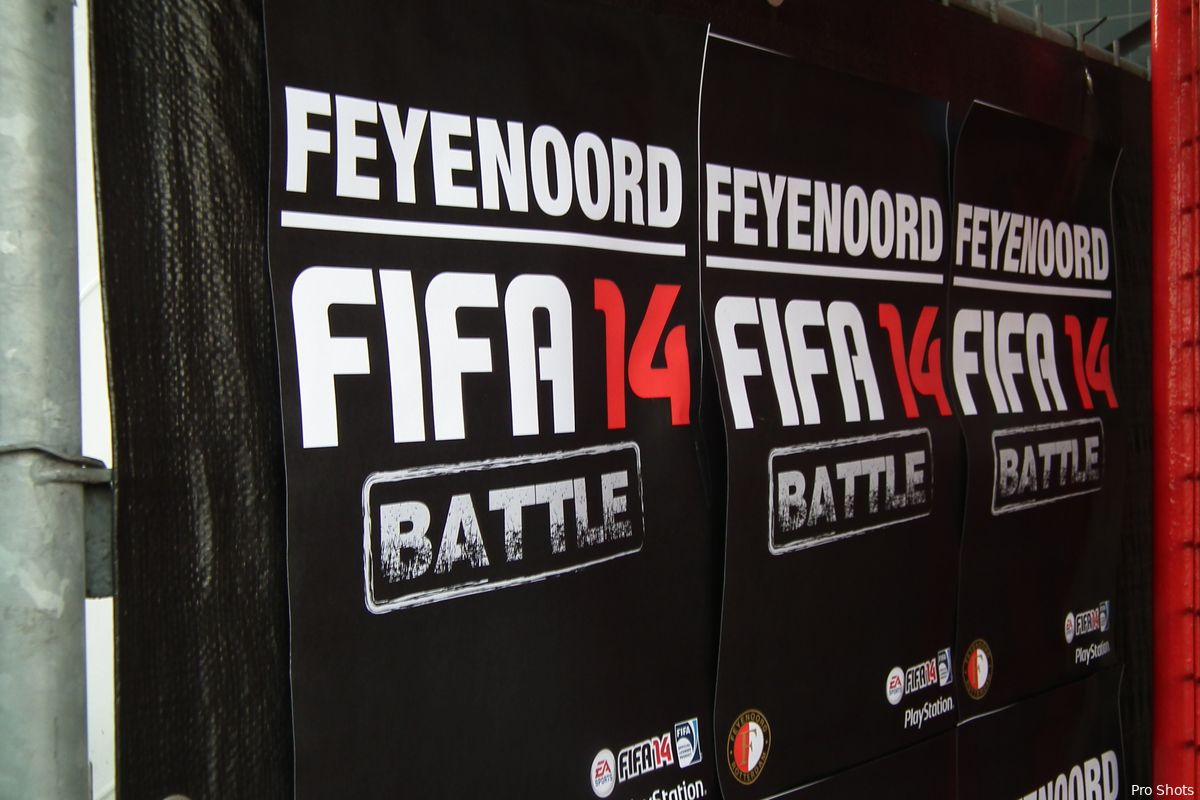 Fotoverslag Feyenoord FIFA14 battle online