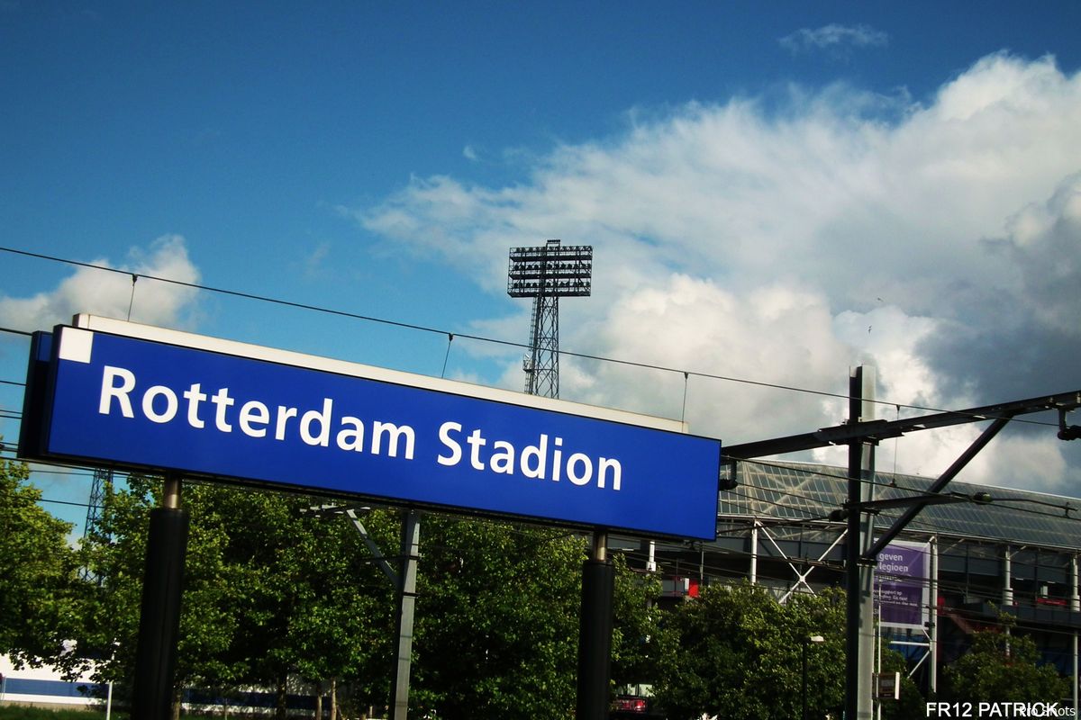 Zondag geen pendeltreinen van en naar Rotterdam Stadion