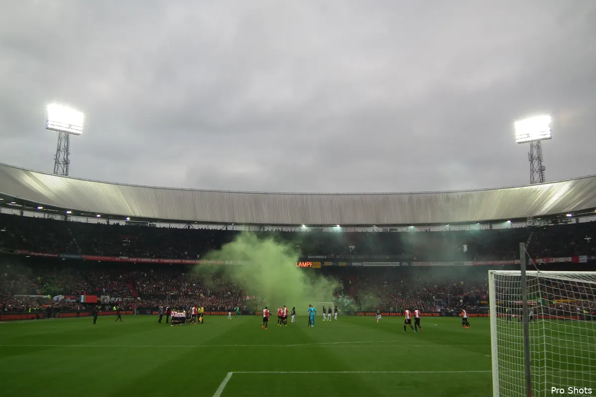 Vakkenwijzigingen groene sector Feyenoord - Besiktas