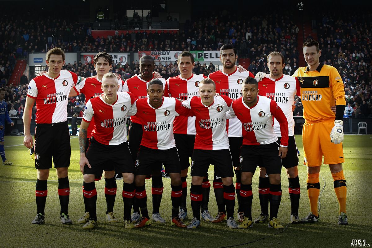 Feyenoord-spelers aan de buis gekluisterd vanavond