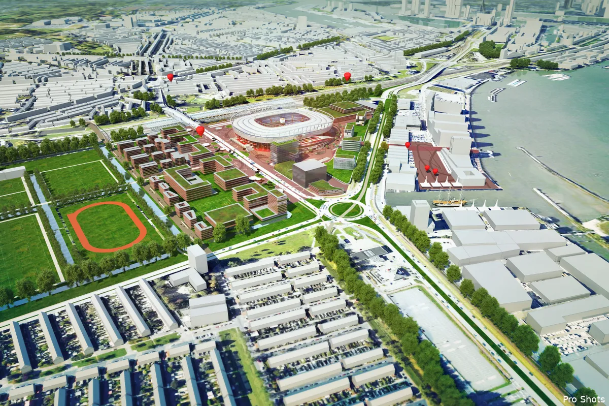 Extra kosten voor Feyenoord bij bouw vernieuwd stadion