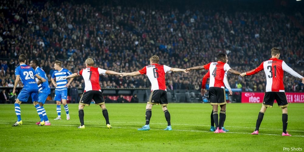Feyenoord verklaart gebruik 'ketting' bij vrije trappen