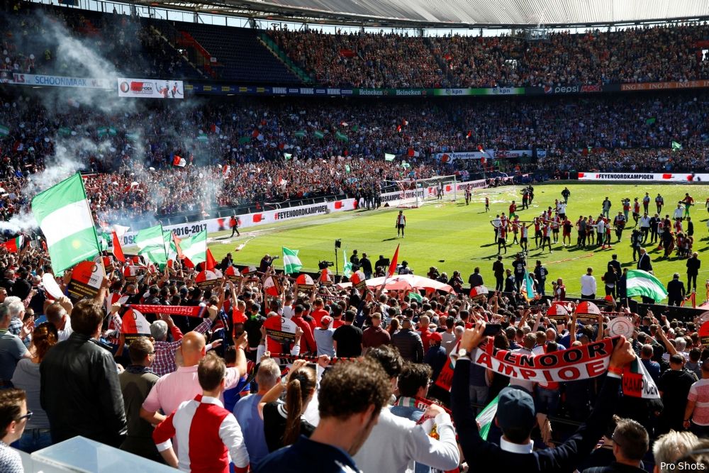Feyenoord hervat training donderdag in De Kuip