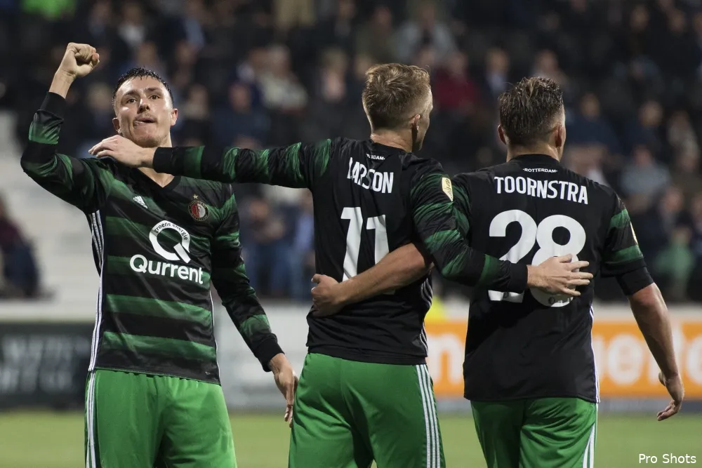 Eredivisie: Feyenoord alleen aan kop in de competitie