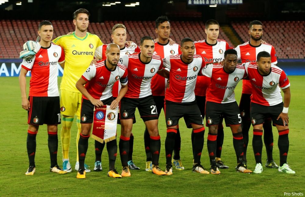 Feyenoord traint vanmiddag besloten in Rotterdam