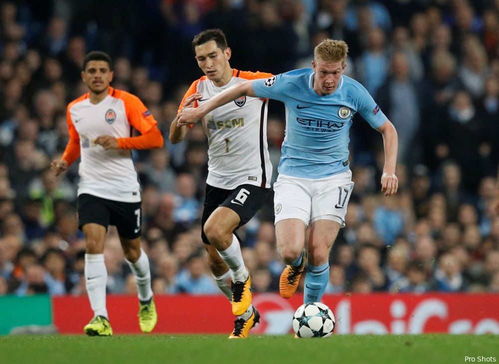 Groep F: Manchester City wint van Shakhtar Donetsk