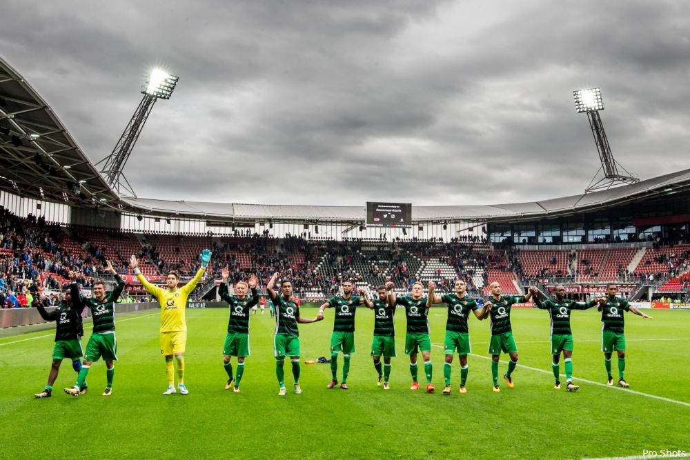 Eredivisie: Feyenoord stijgt naar plaats twee