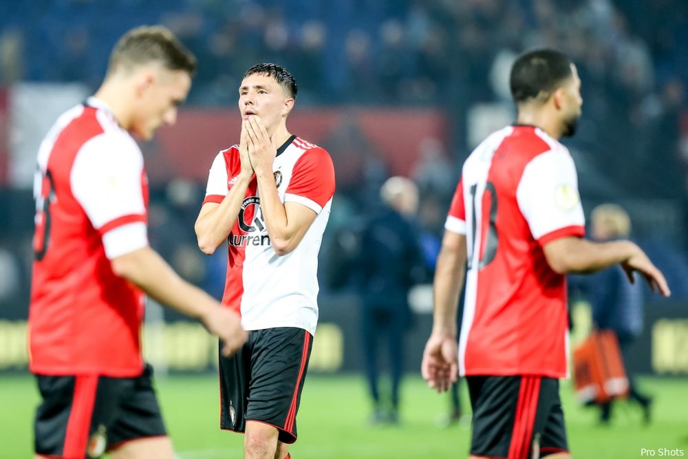 Eredivisie: Feyenoord zakt naar plek drie