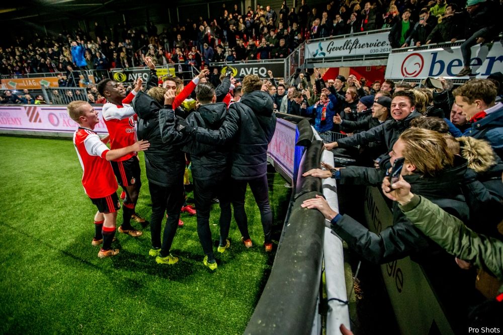 Geen live-uitzending Youth League-wedstrijd Feyenoord