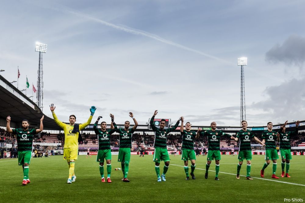 Feyenoord neemt het op tegen Sparta in halve finale play-offs