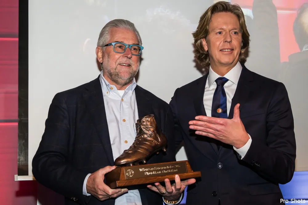 Pim Blokland ontvangt Willem van Hanegem Trofee