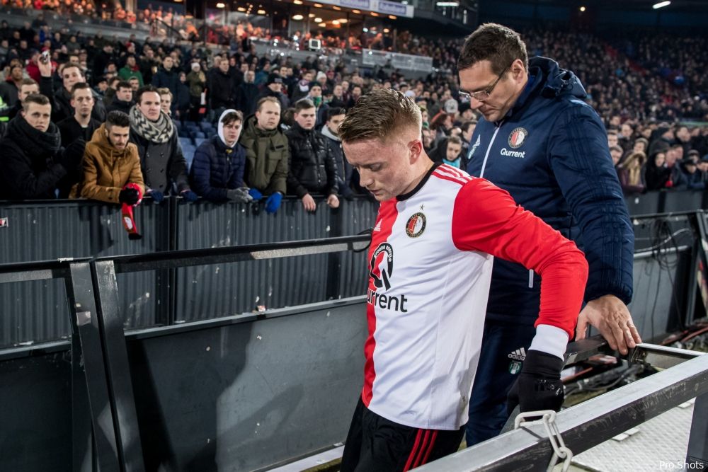 Sam Larsson loopt blessure op tegen FC Groningen