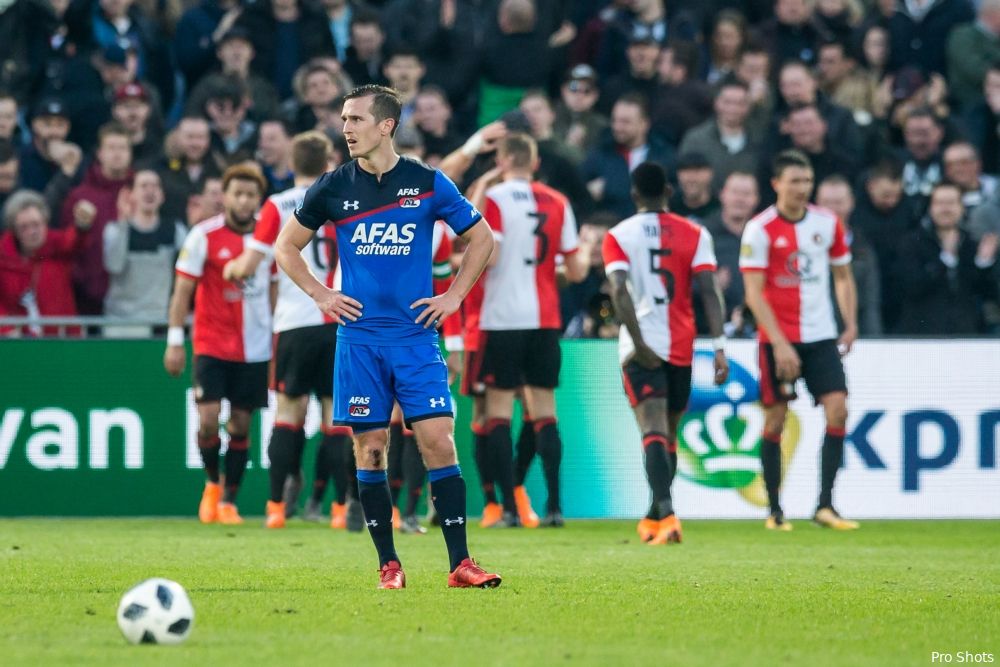 Eredivisie: Feyenoord blijft vijfde