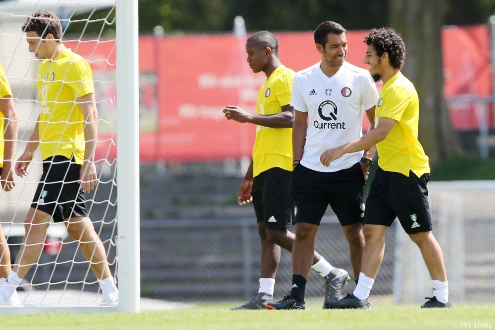 Yassin Ayoub traint weer mee met Feyenoord