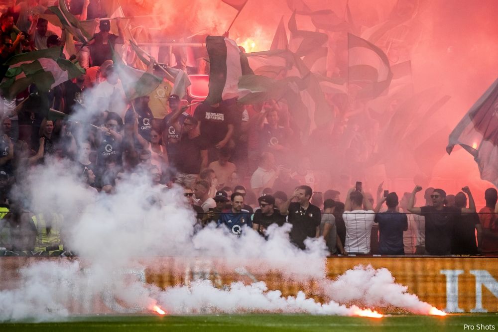 Clubs willen illegaal vuurwerk verbannen uit het voetbal