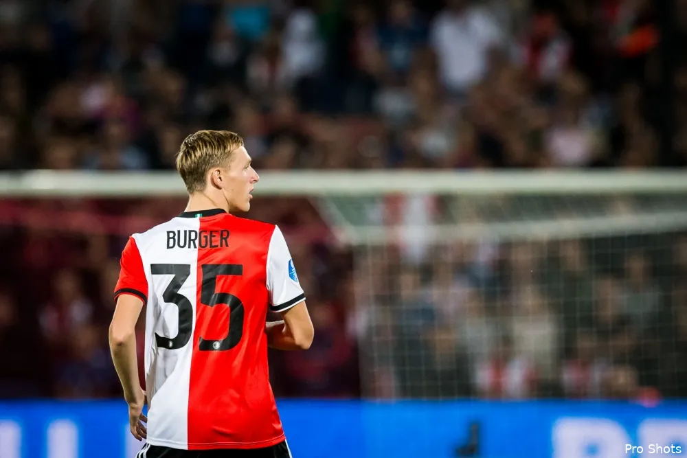 Burger: ''Hoop dat het een begin is van een mooie loopbaan''