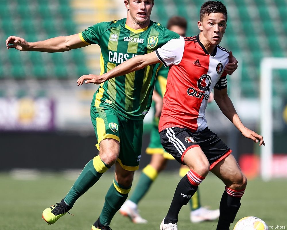 Feyenoord 2 verliest in slotfase van ADO Den Haag 2