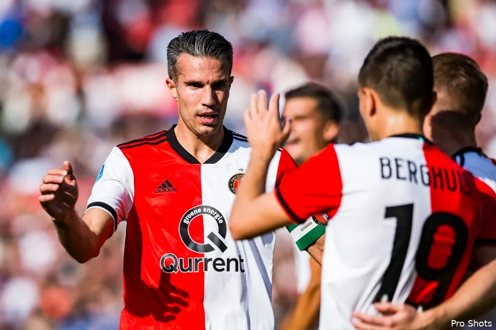 Van Persie: ''Met een beetje geluk ging hij erin''