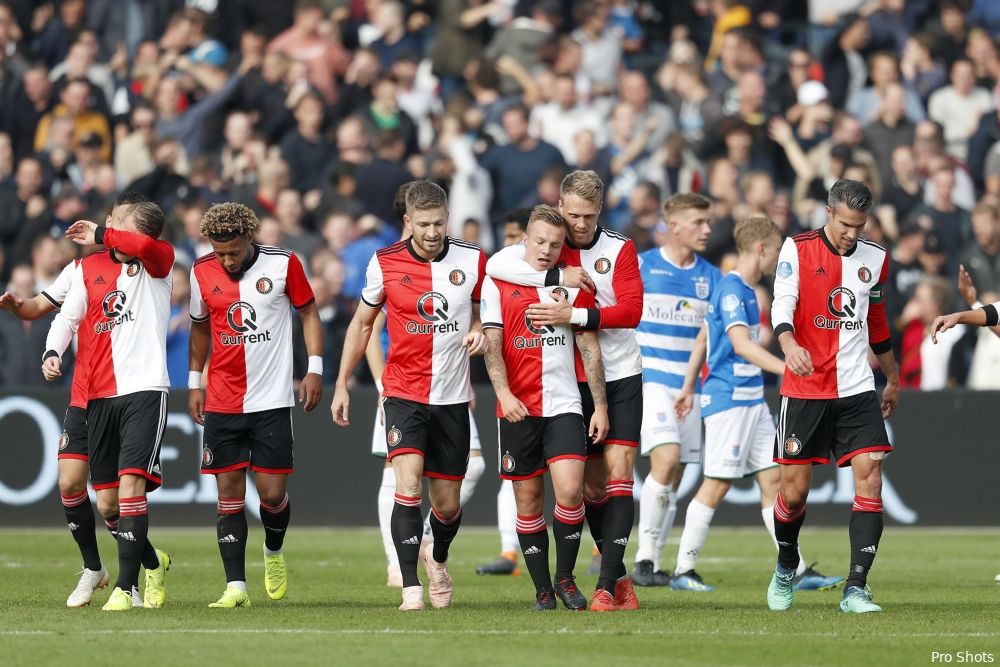 Eredivisie: Feyenoord slaat gat met AZ en Vitesse