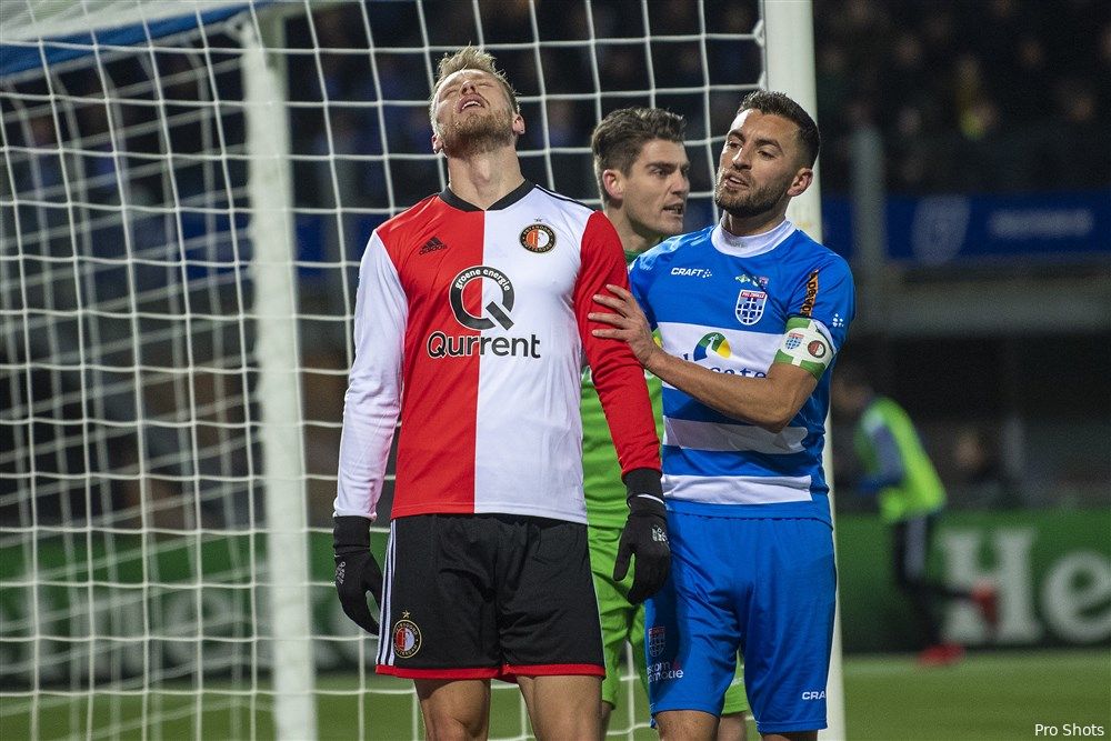Eredivisie: Feyenoord start 2019 dramatisch