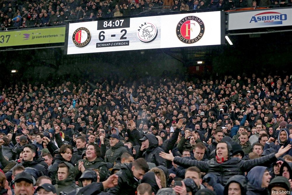 Feyenoord start kaartverkoop tegen Ajax op 6-2