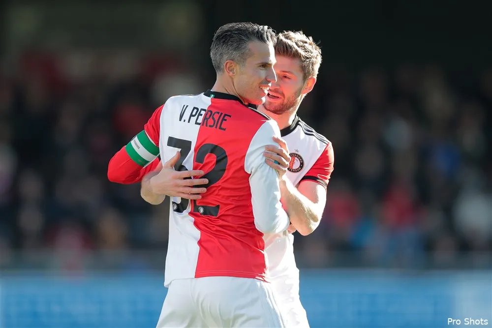 Van Persie over Van der Heijden: ''Wat een topper ben je''
