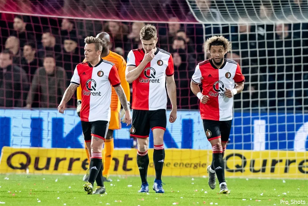 Feyenoord levert wanprestatie en verliest van Willem II