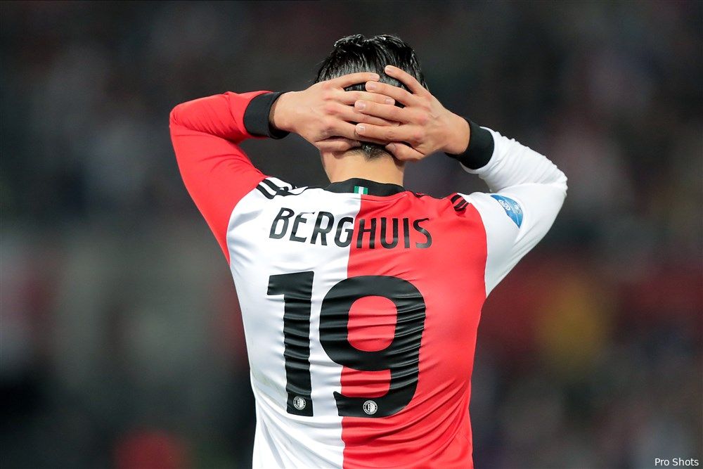 Berghuis mist uitwedstrijd tegen NAC Breda