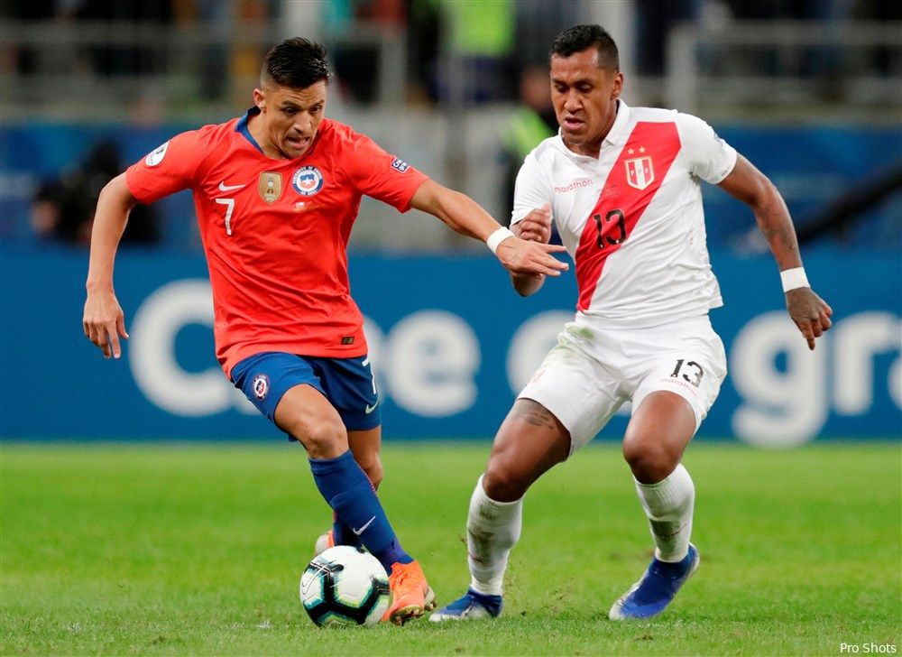 Tapia start in de basis bij Peru tijdens Copa América finale