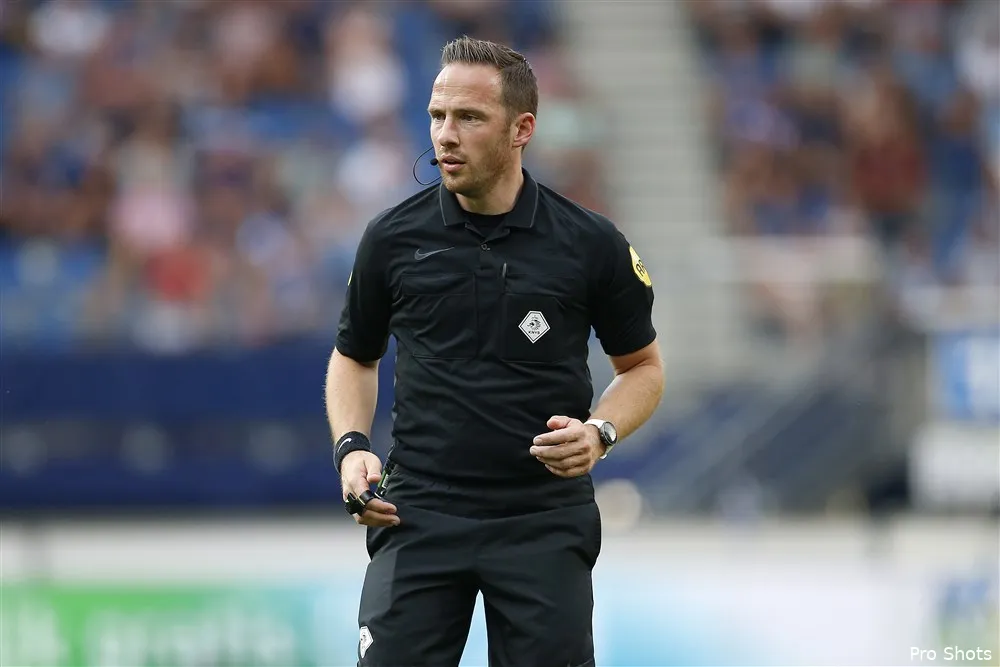 Scheidsrechter Van de Graaf fluit Feyenoord - VVV-Venlo