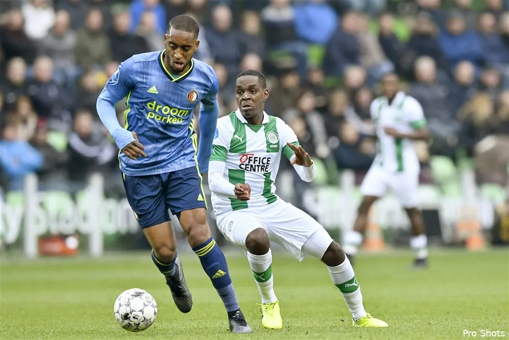 Feyenoord blijft steken op gelijkspel in Groningen