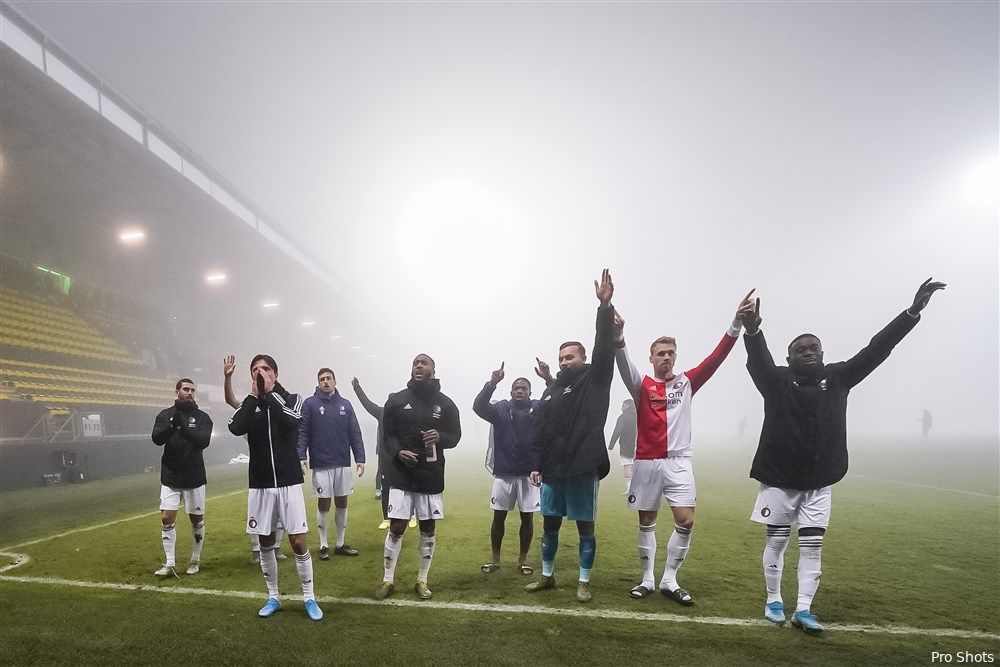Fortuna Sittard - Feyenoord dinsdag 28 januari uitgespeeld