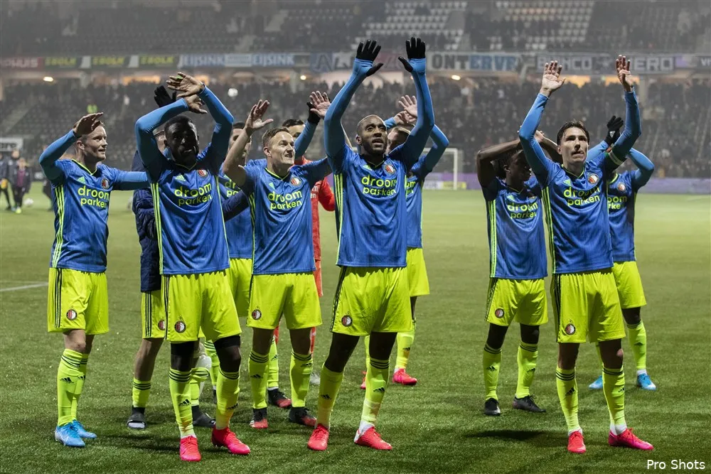 Eredivisie: Feyenoord klimt van plek vijf naar plek drie