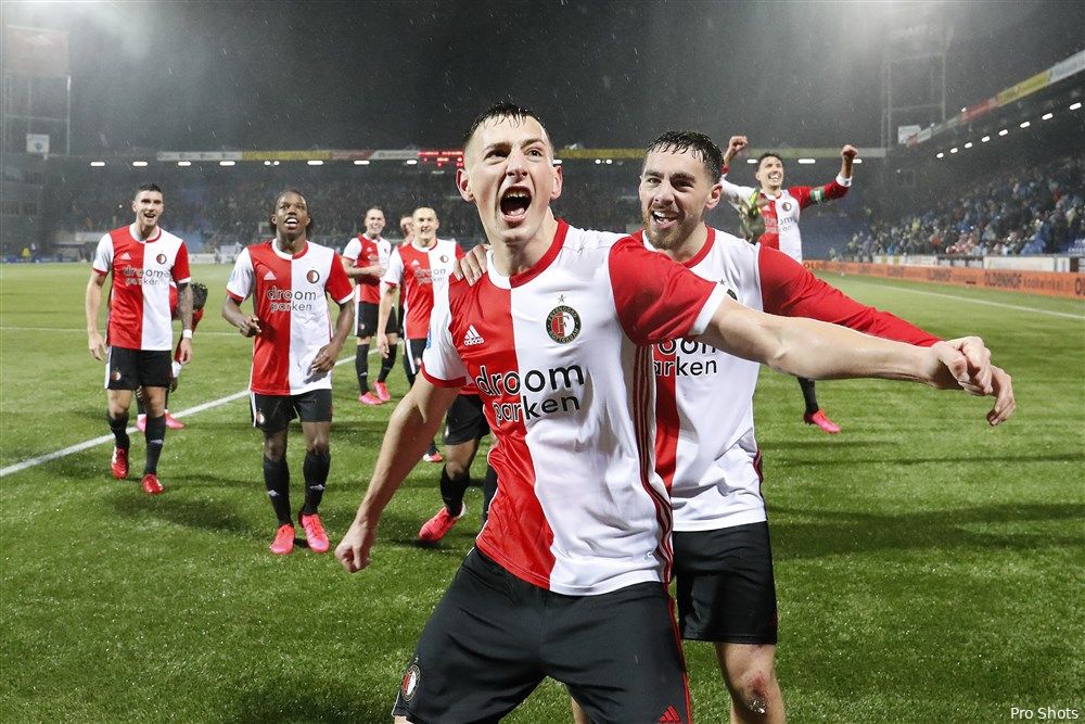Feyenoord in 2020 enige eredivisieploeg zonder nederlaag
